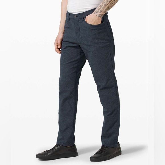 lululemon athletica Other - Lululemon ABC Pant Classic *Tech Canvas 34" Heathered Deep Navy Size 31